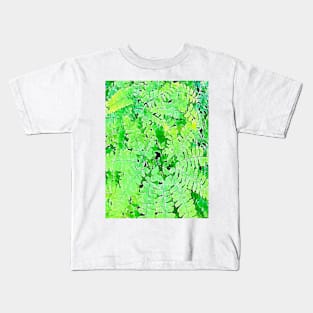 Maidenhair Fern, Adiantum Pedatum Kids T-Shirt